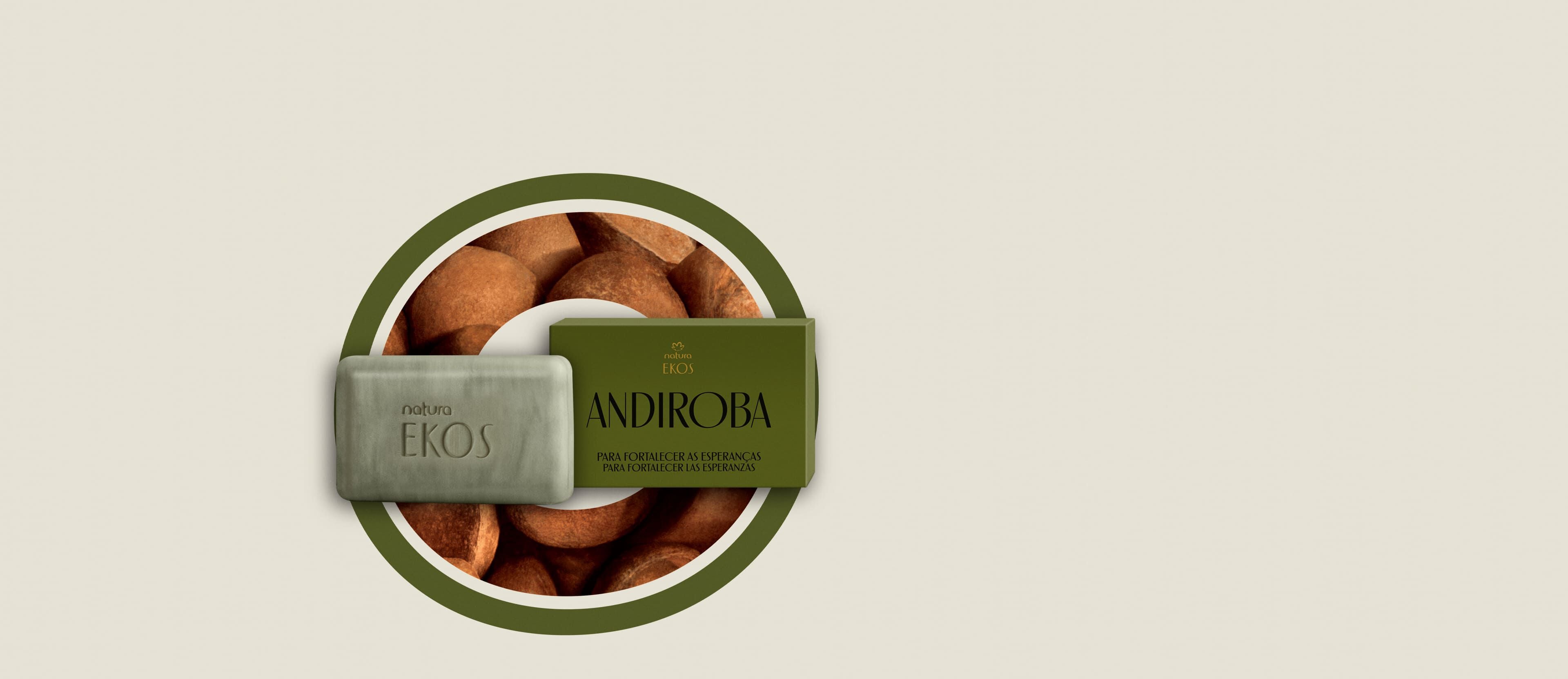 Sabonete em Barra Puro Vegetal Ekos Andiroba
