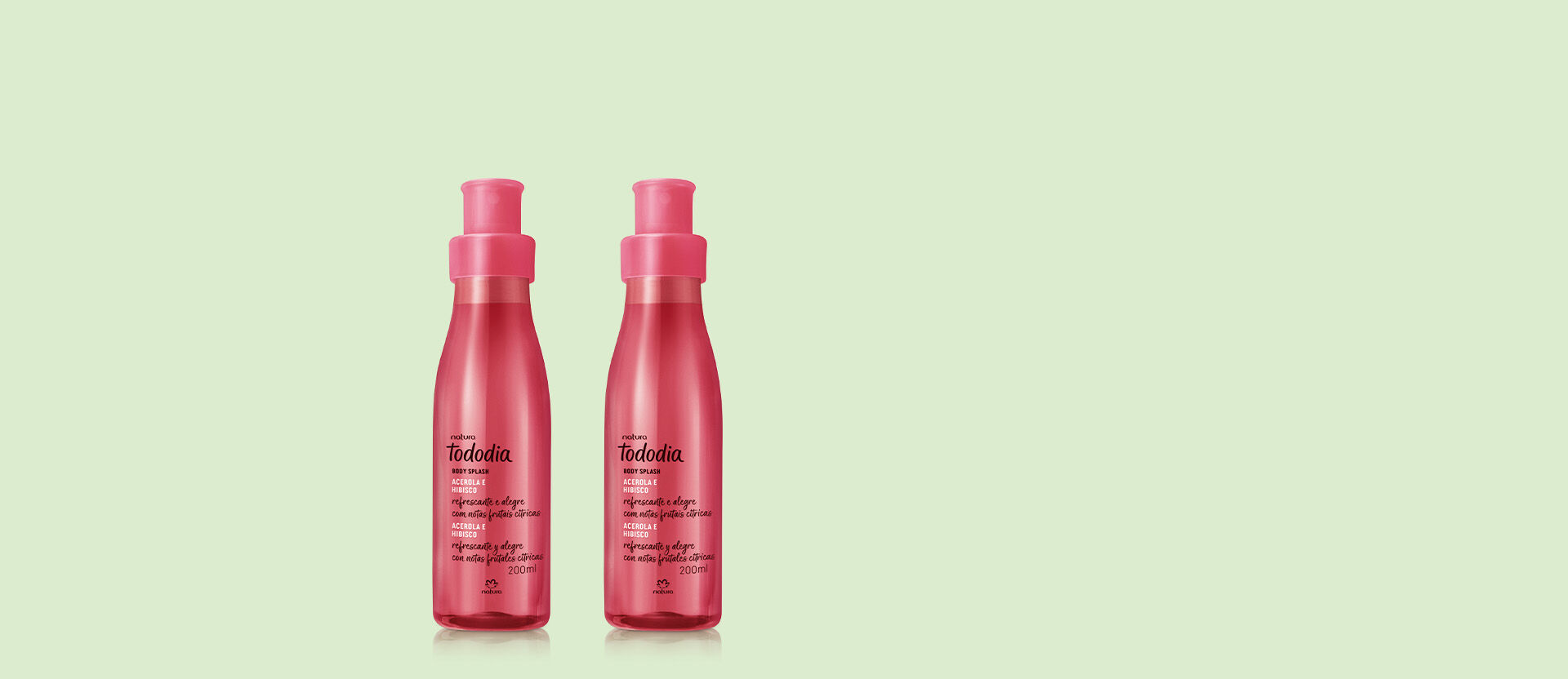 Kit Body Splash Acerola e Hibisco (2 produtos)