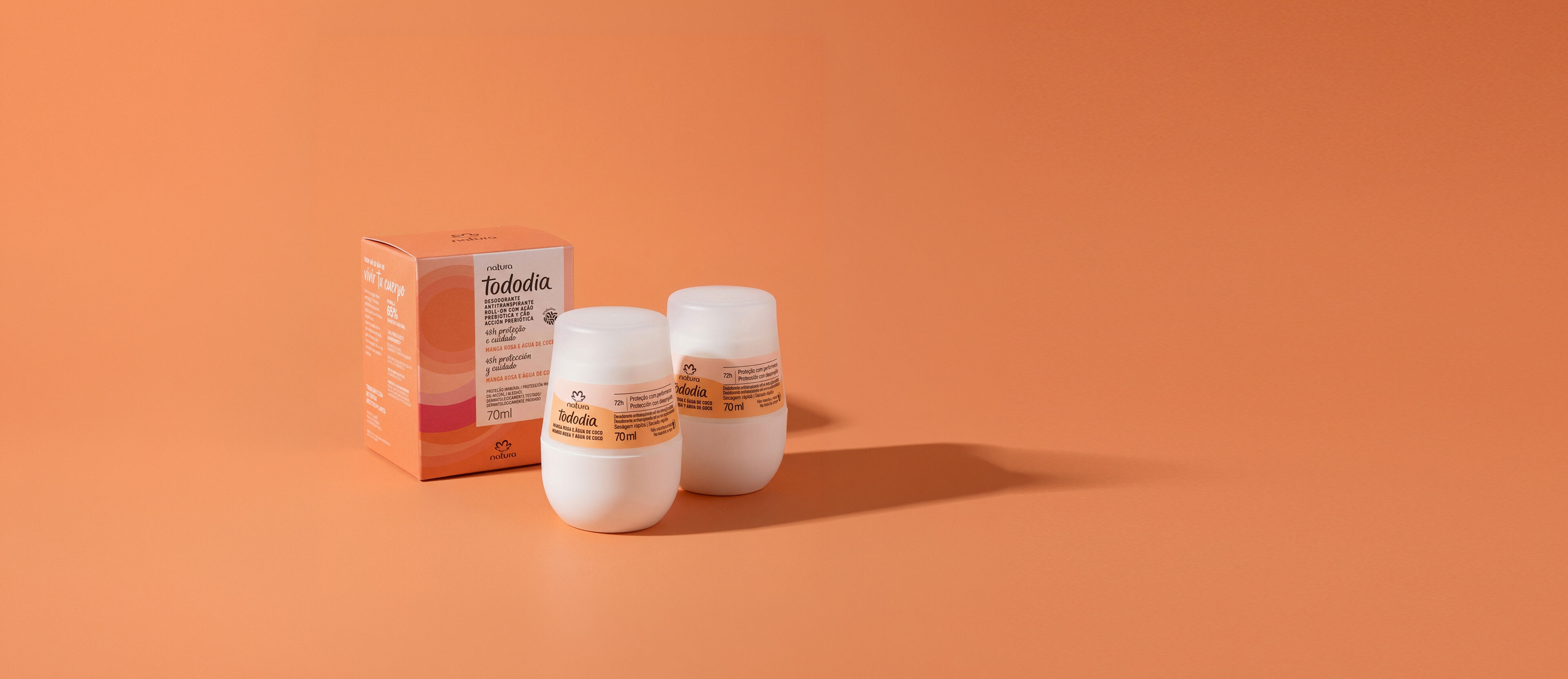 Kit Desodorantes Tododia Manga Rosa e Água de Coco (2 produtos)