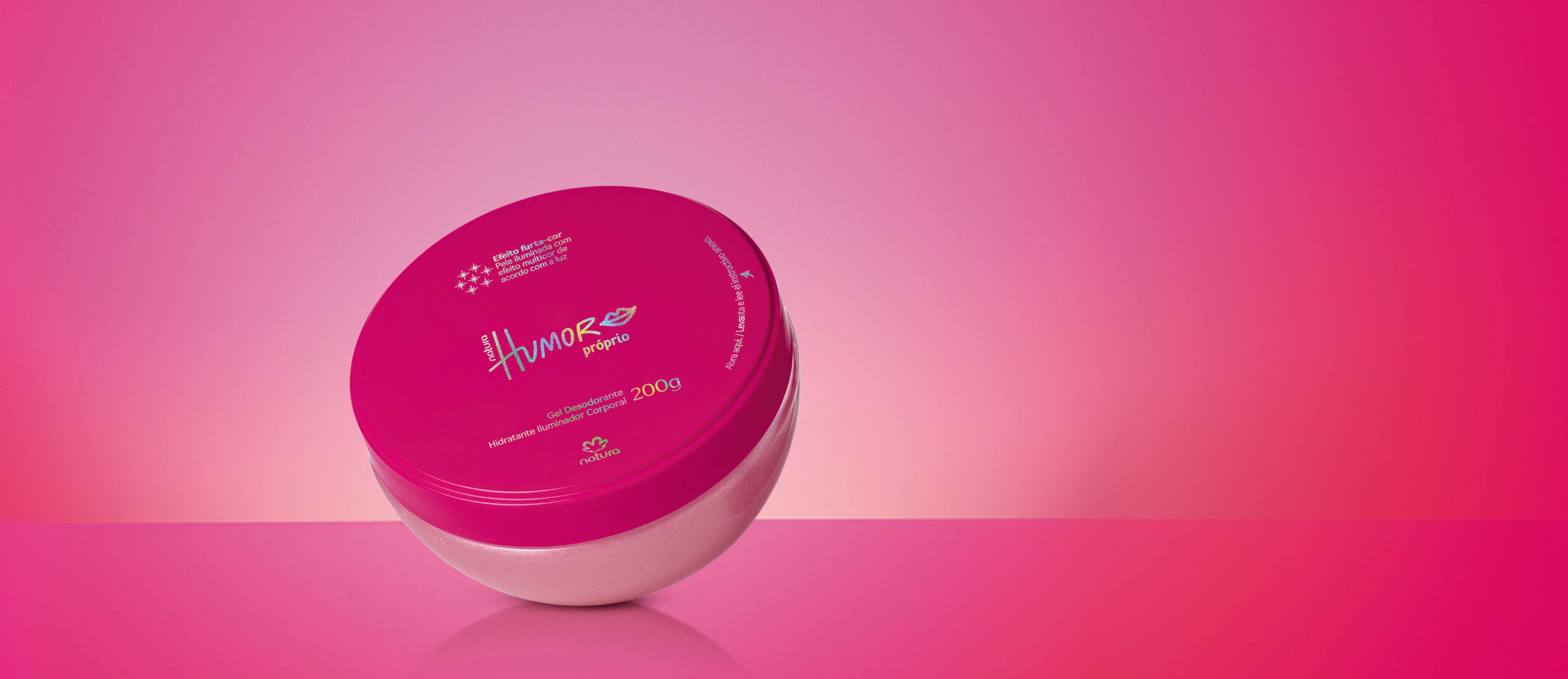 Desodorante Hidratante Corporal Gel Iluminador Humor Próprio