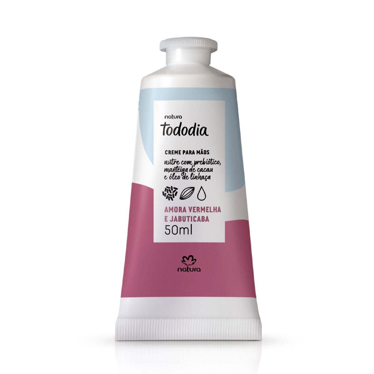 Creme Nutritivo para Mãos Tododia Amora Vermelha e Jabuticaba 50 Ml