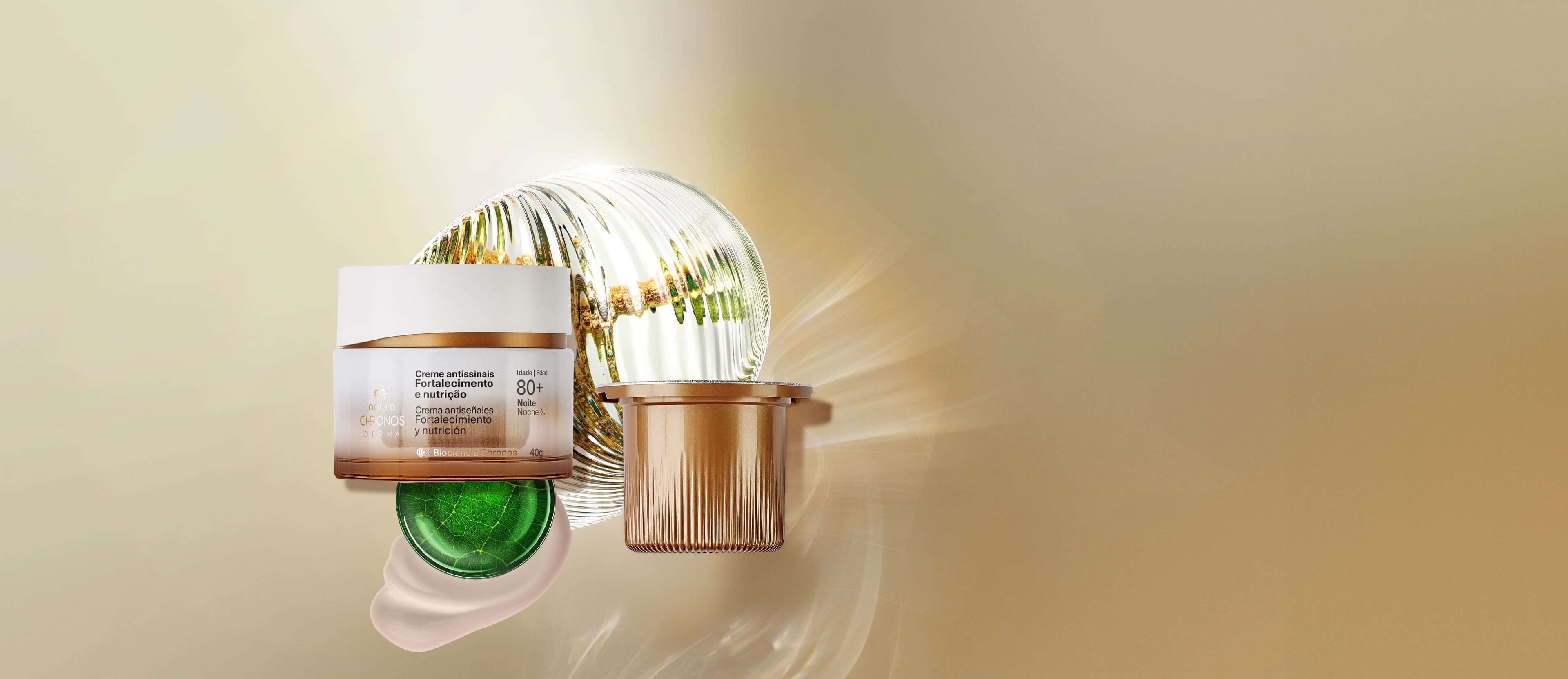 Kit Creme Antissinais 80+ Noite com Refil