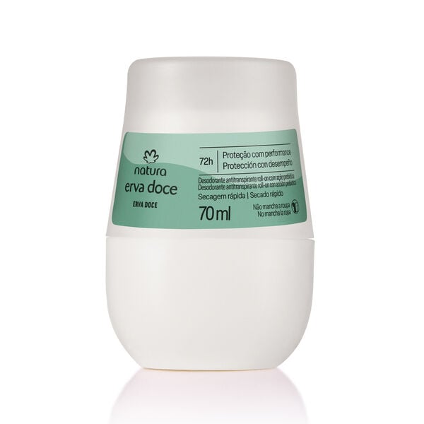 Desodorante Antitranspirante Roll-on Erva Doce