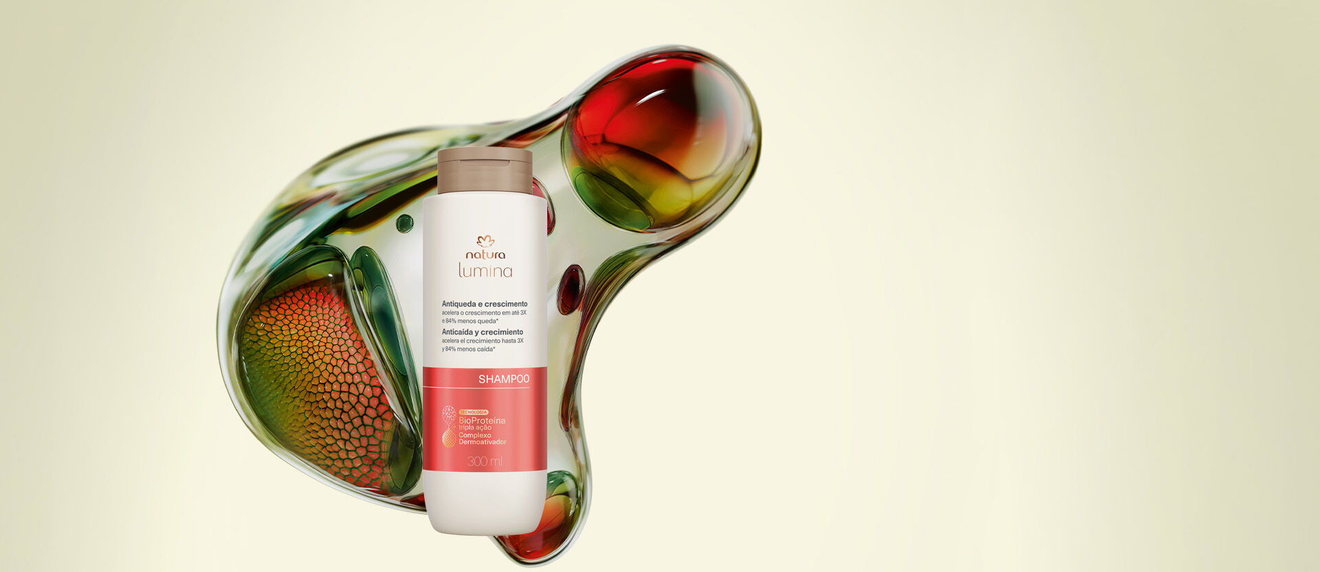 Shampoo Estimulante Antiqueda e Crescimento Lumina