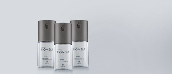 Kit Desodorante Corporal Natura Homem (3 produtos)