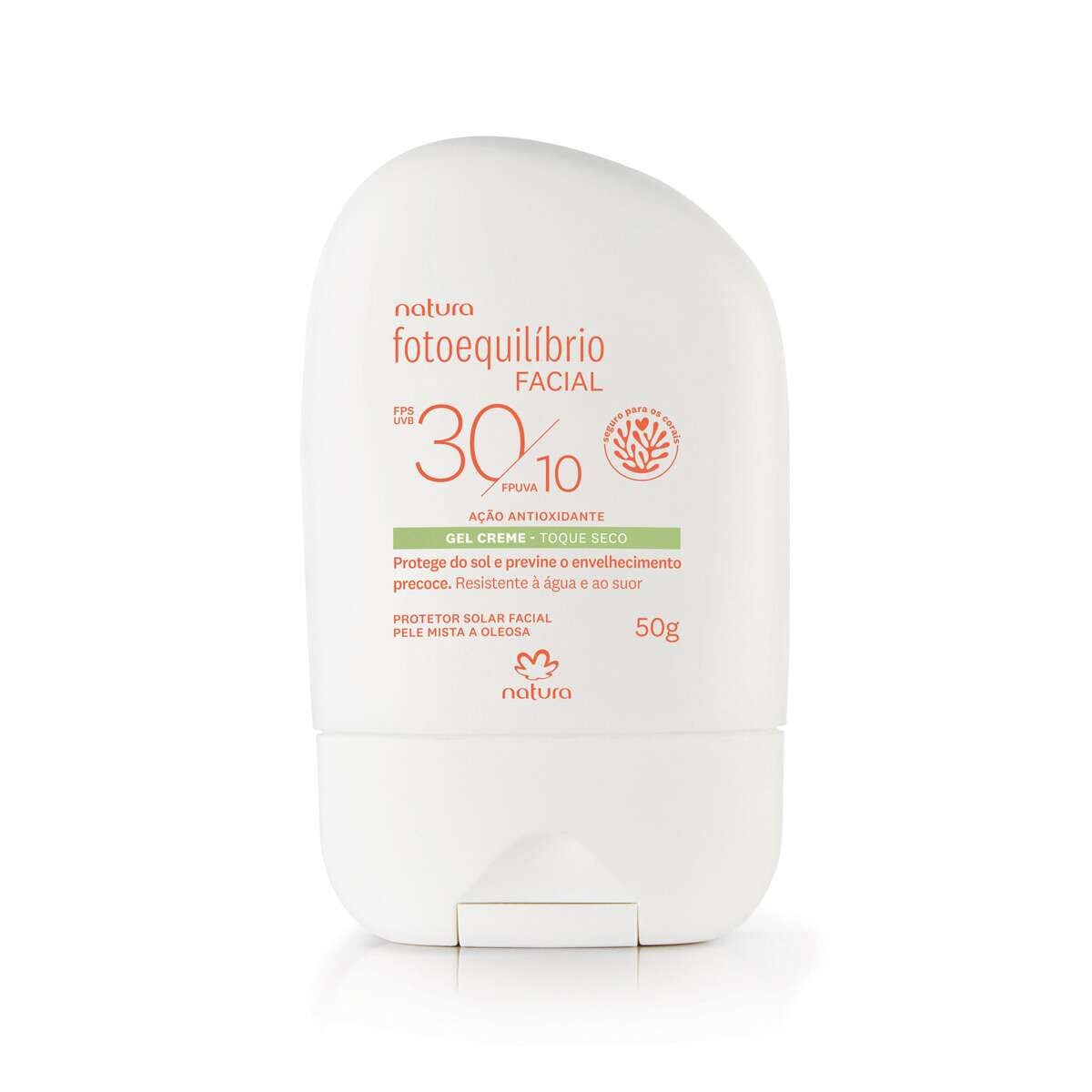 Protetor Facial Gel Creme Fps 30 Fpuva 10 Fotoequilibrio 50 G