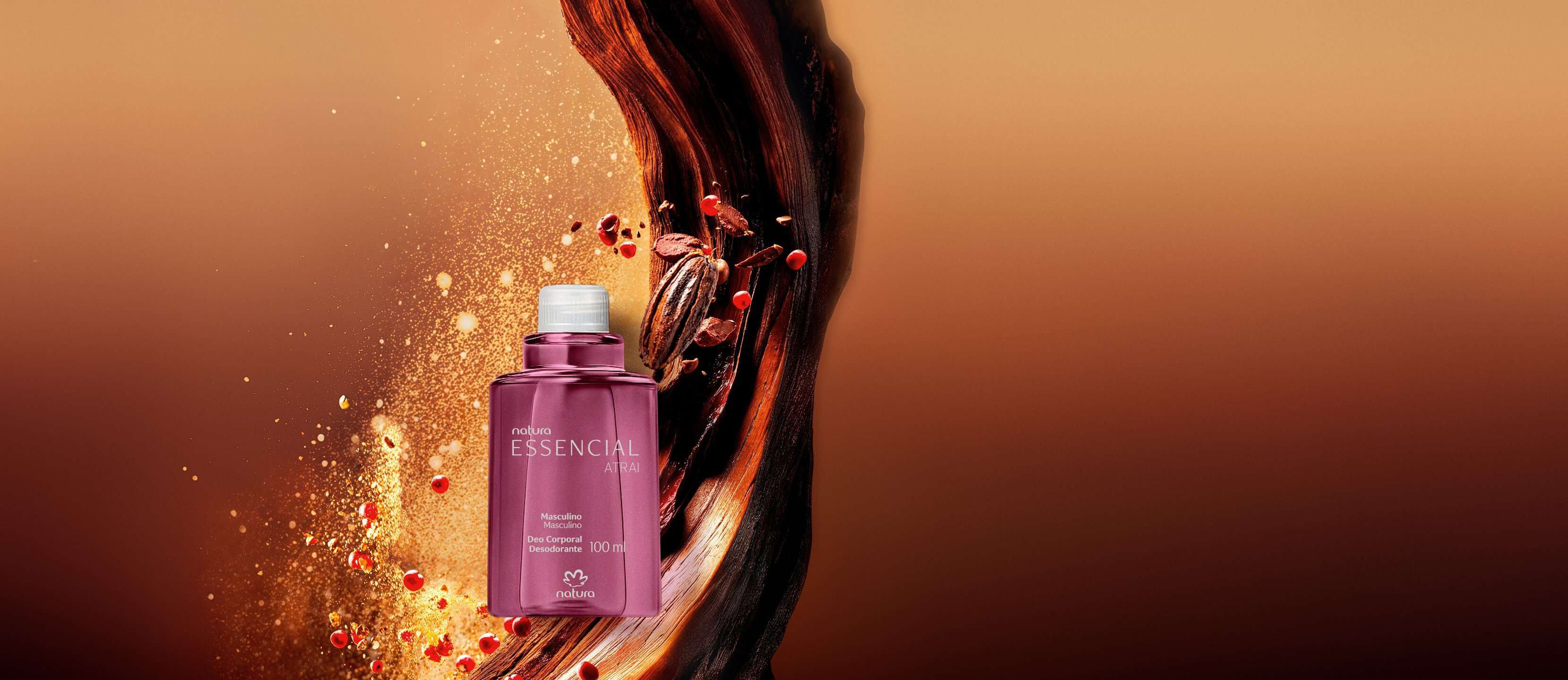 Refil Desodorante Corporal Essencial Atrai Masculino