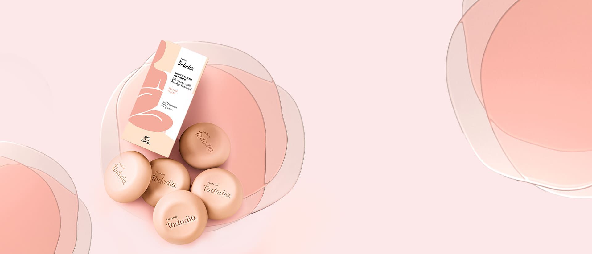 Sabonete em Barra Puro Vegetal Tododia Noz Pecã e Cacau