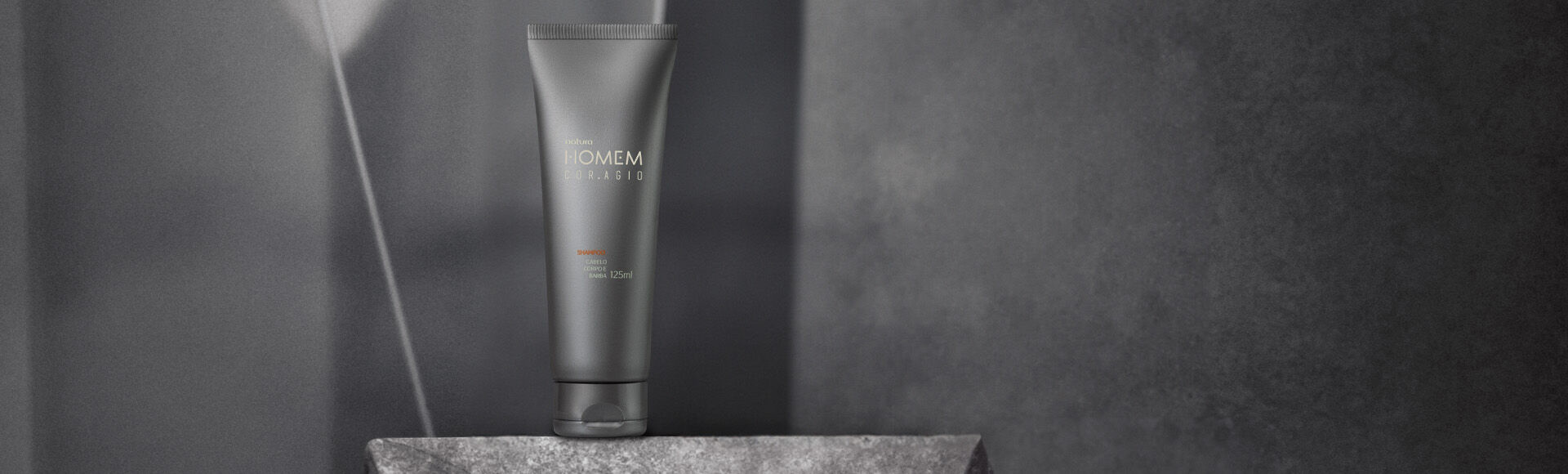 Shampoo Cabelo, Corpo e Barba Natura Homem Cor.agio