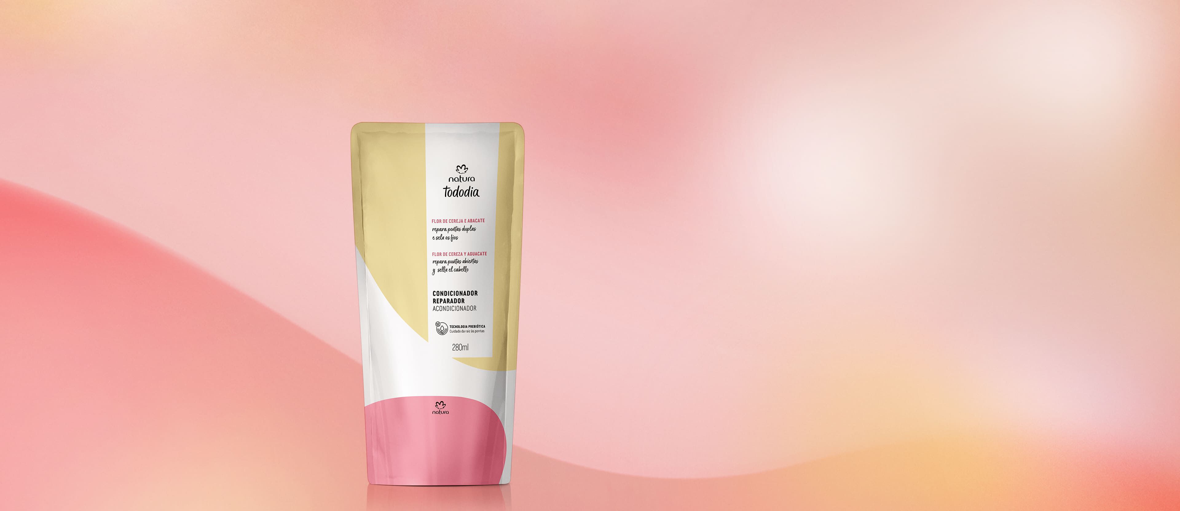 Refil Condicionador Reparador Tododia Flor de Cereja e Abacate