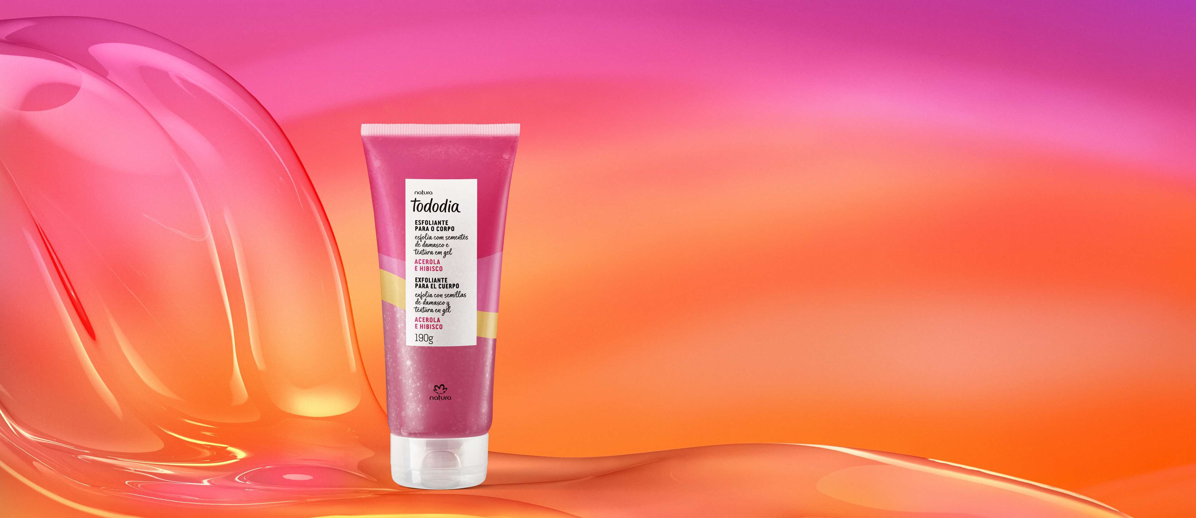 Esfoliante para o Corpo Tododia Acerola e Hibisco