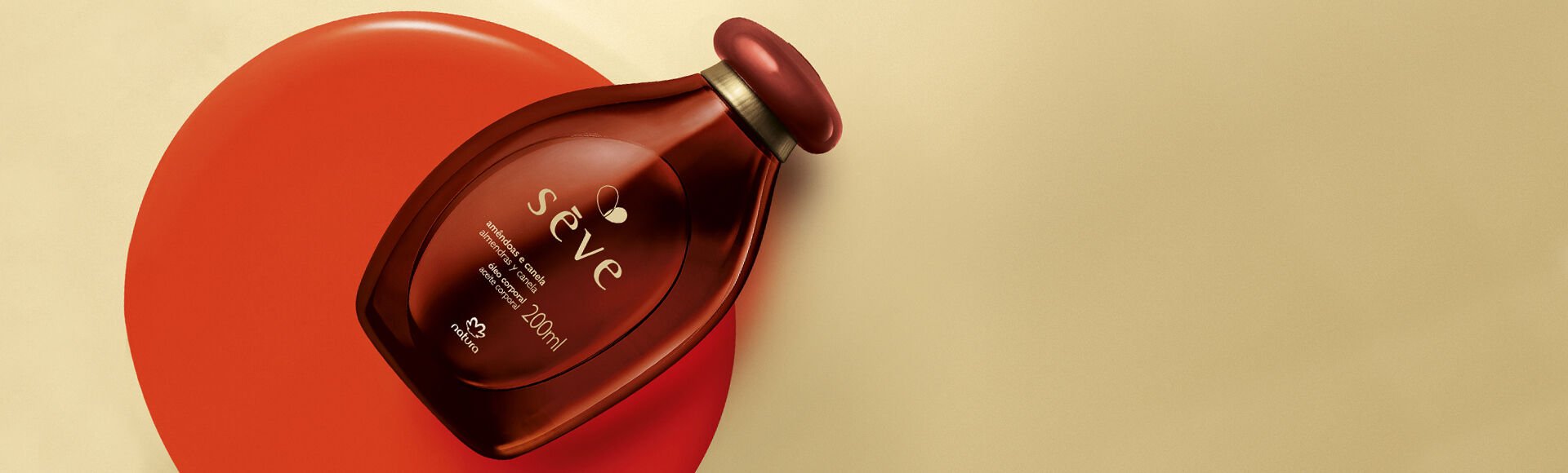 Óleo Desodorante Corporal Sève Amêndoas e Canela 200 ml