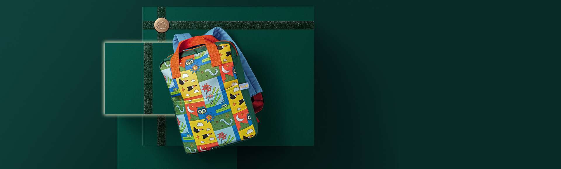 Mochila Escolar Volta às Aulas Estampada Naturé