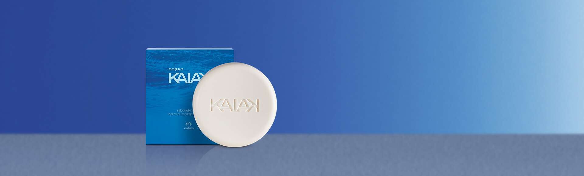 Sabonete em Barra Puro Vegetal Kaiak Masculino 90 g