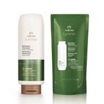 Kit Creme de Pentear Lumina Definição e Hidratação de Cabelos Cacheados com Refil (2 produtos)