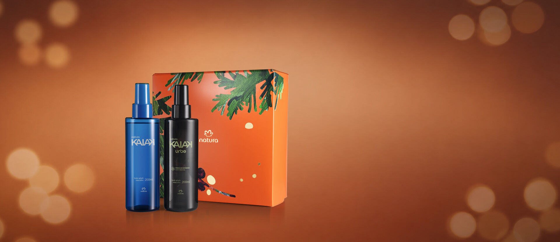 Presente Natura Duo Body Splash Kaiak Masculino (2 produtos)