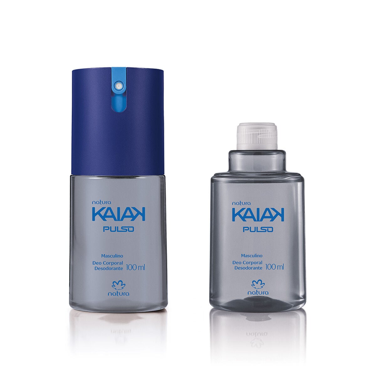 Kit Desodorante Corporal Kaiak Pulso Masculino com Refil