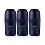 Kit Desodorante Antitranspirante Roll-On Natura Homem Essence (3 unidades)