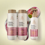 Kit Shampoo, Condicionador e Spray Lumina para Restauração e Liso Prolongado (3 produtos)