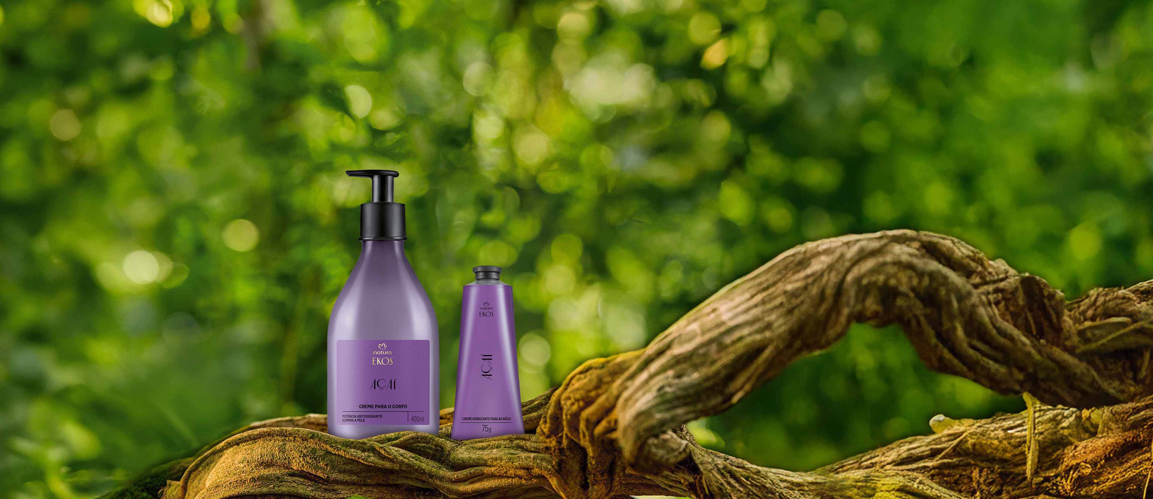 Kit Ekos Açaí Creme para o Corpo e Mãos