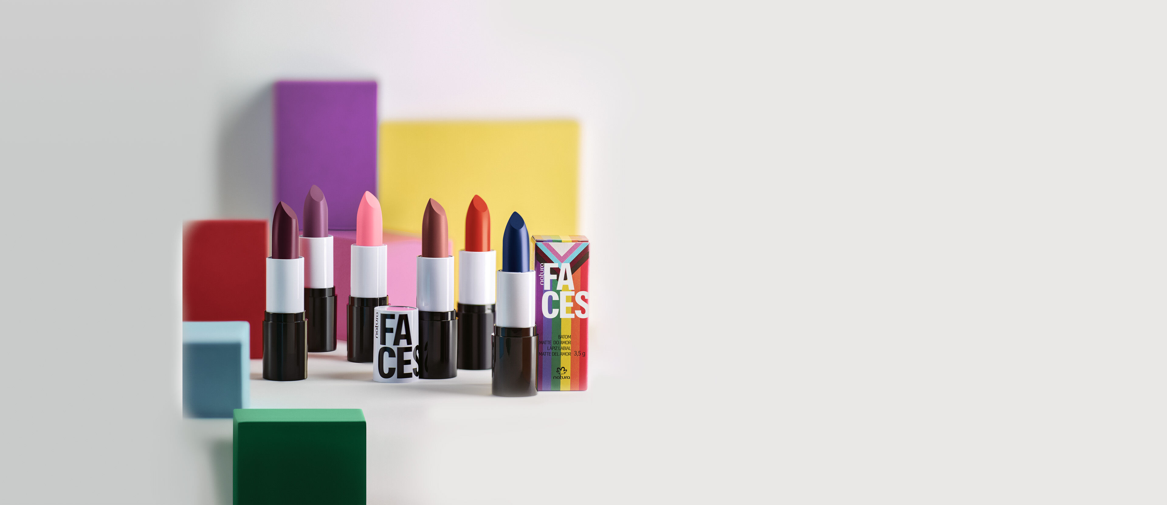 Batom Matte Faces Coleção do Amor