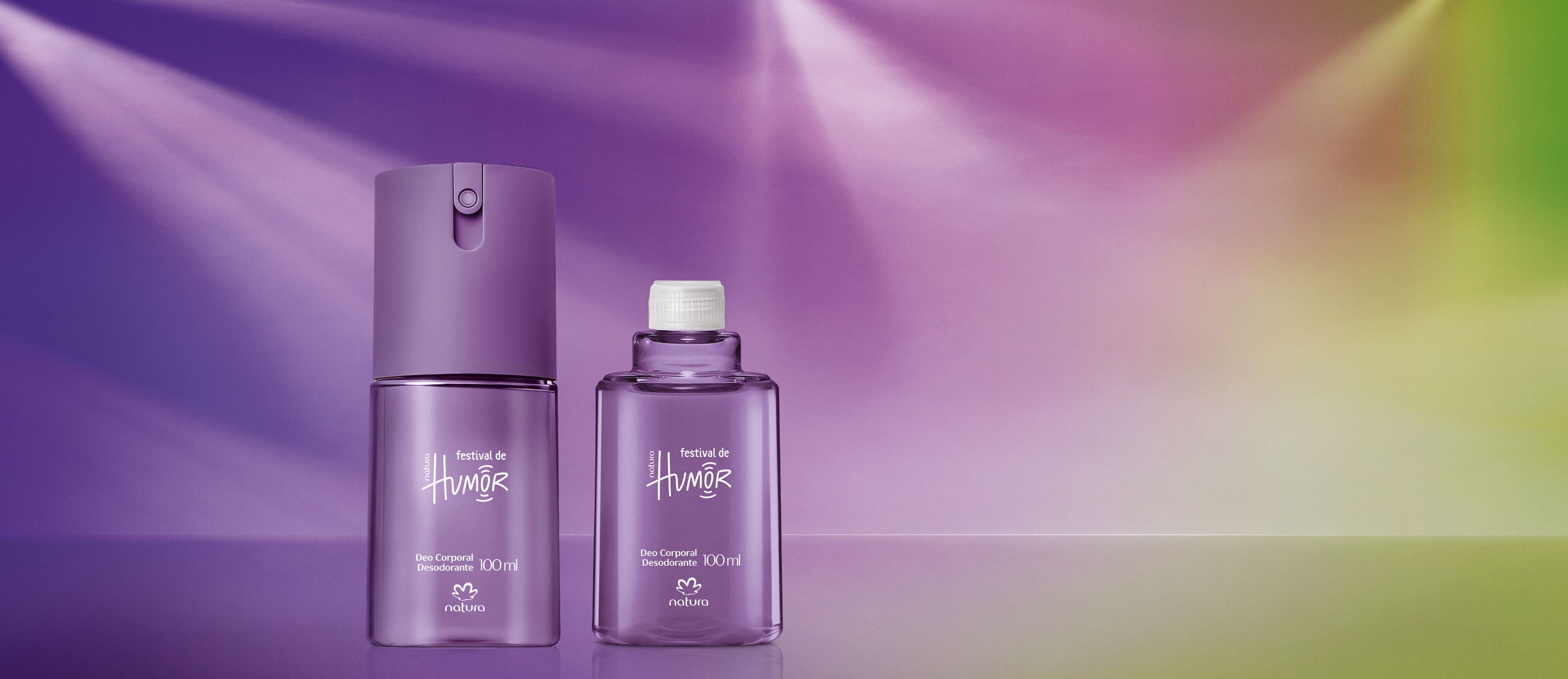 Kit Desodorante Corporal Festival de Humor Feminino com Refil