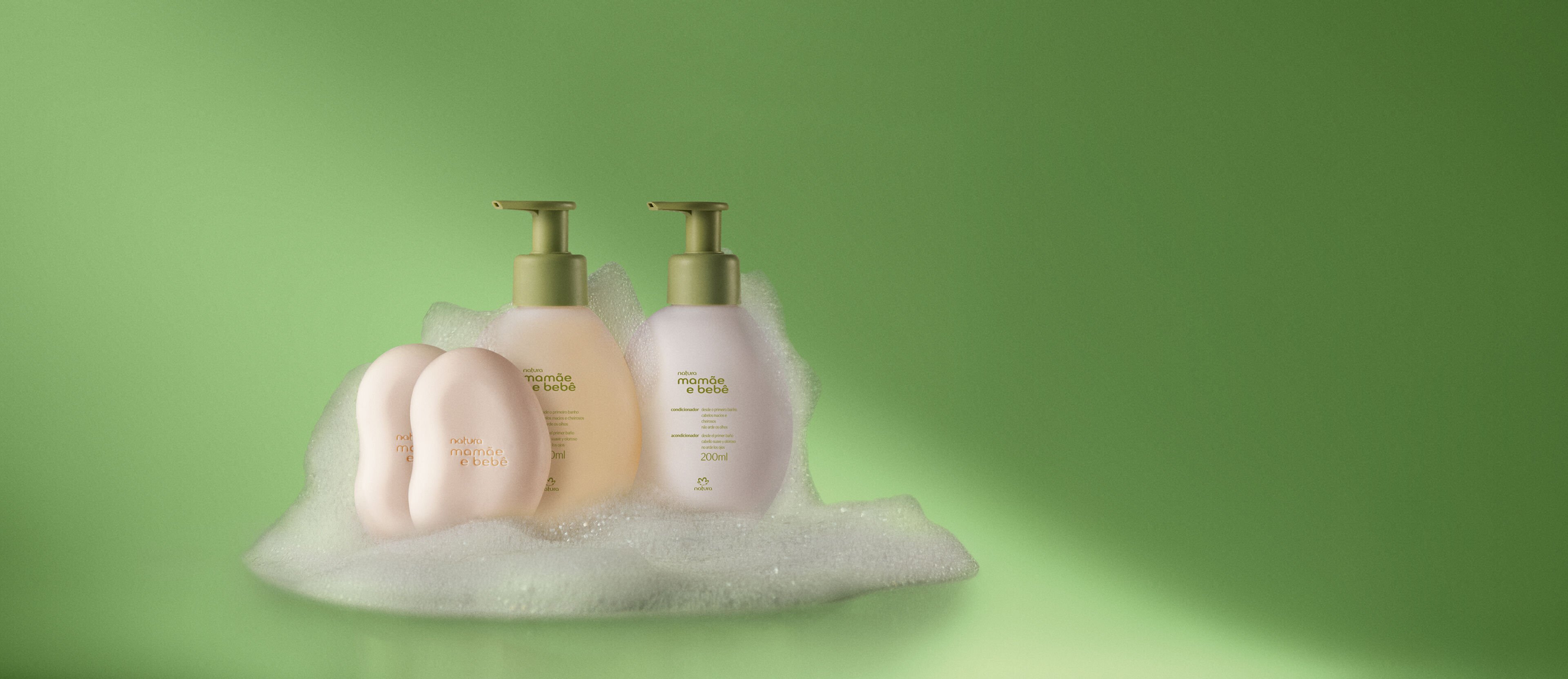 Kit Mamãe e Bebê Banho com Cheirinho de Amor (3 produtos)