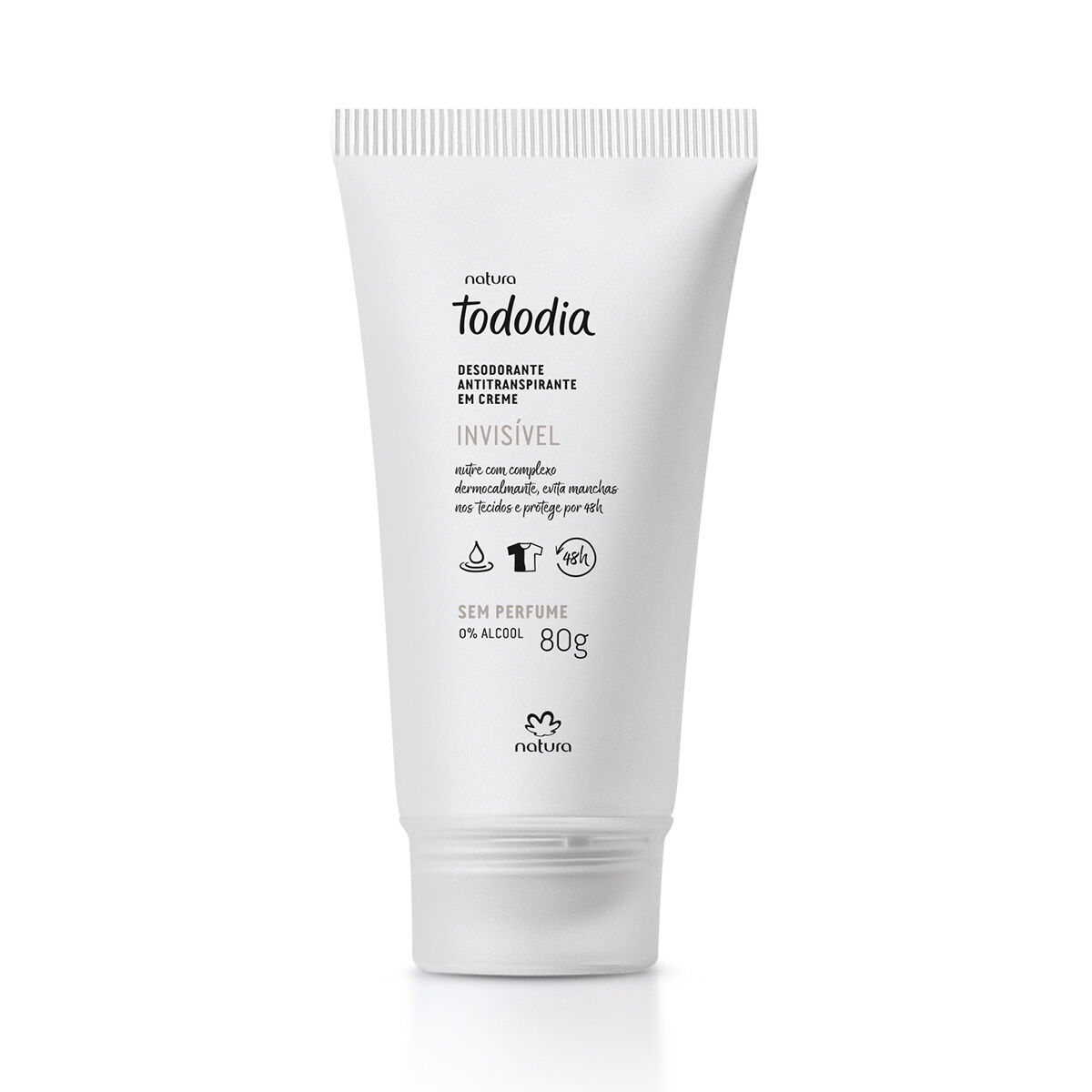 Desodorante Antitranspirante em Creme Tododia sem Perfume 80 G