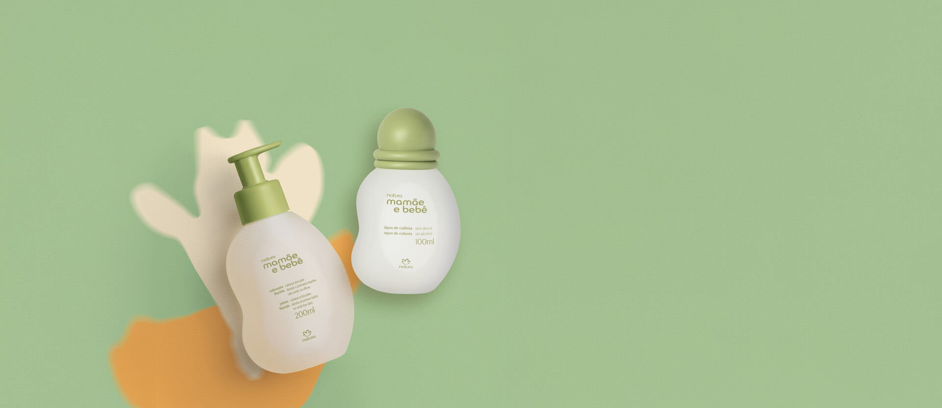Kit Mamãe e Bebê Água de Colônia e Sabonete Líquido da Cabeça aos Pés (2 produtos)