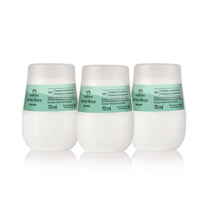 Kit Desodorante Antitranspirante Roll-On Erva Doce