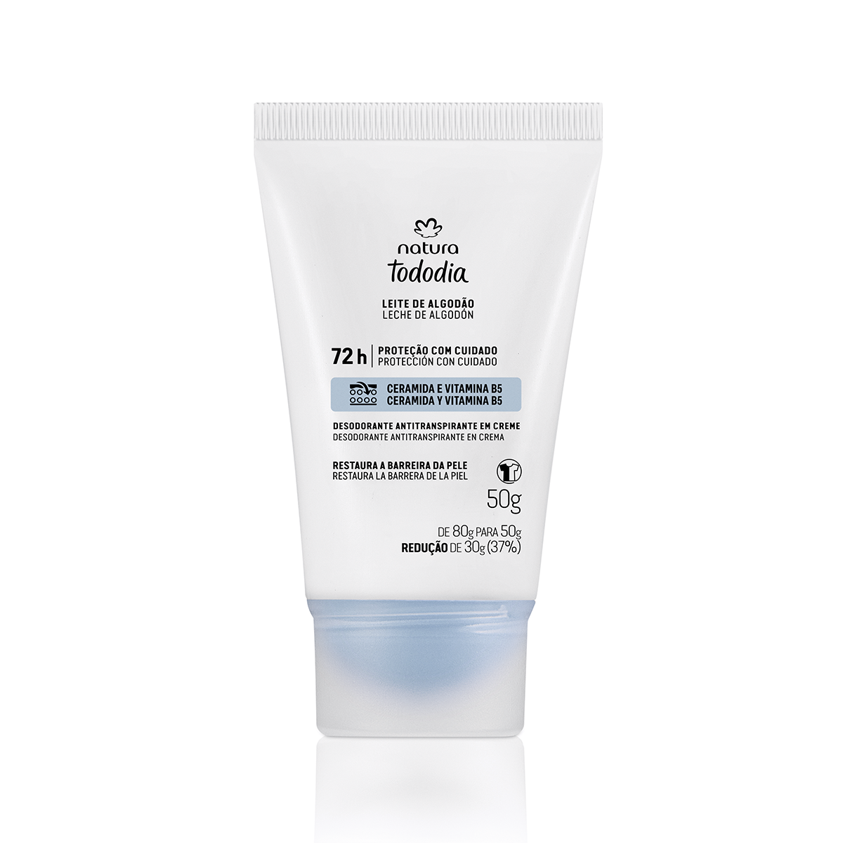 Desodorante Antitranspirante em Creme Tododia Leite de Algodao 50G