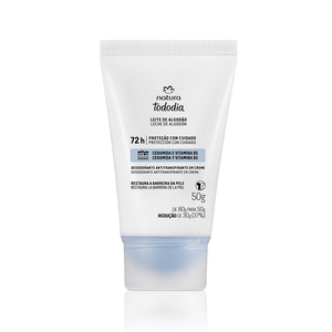 Desodorante Antitranspirante em Creme Tododia Leite de Algodão 50g