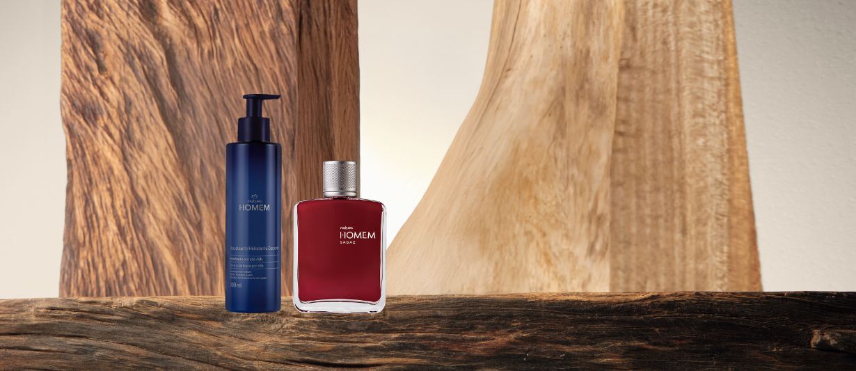 Kit Natura Homem Sagaz e Hidratante Corporal (2 produtos)