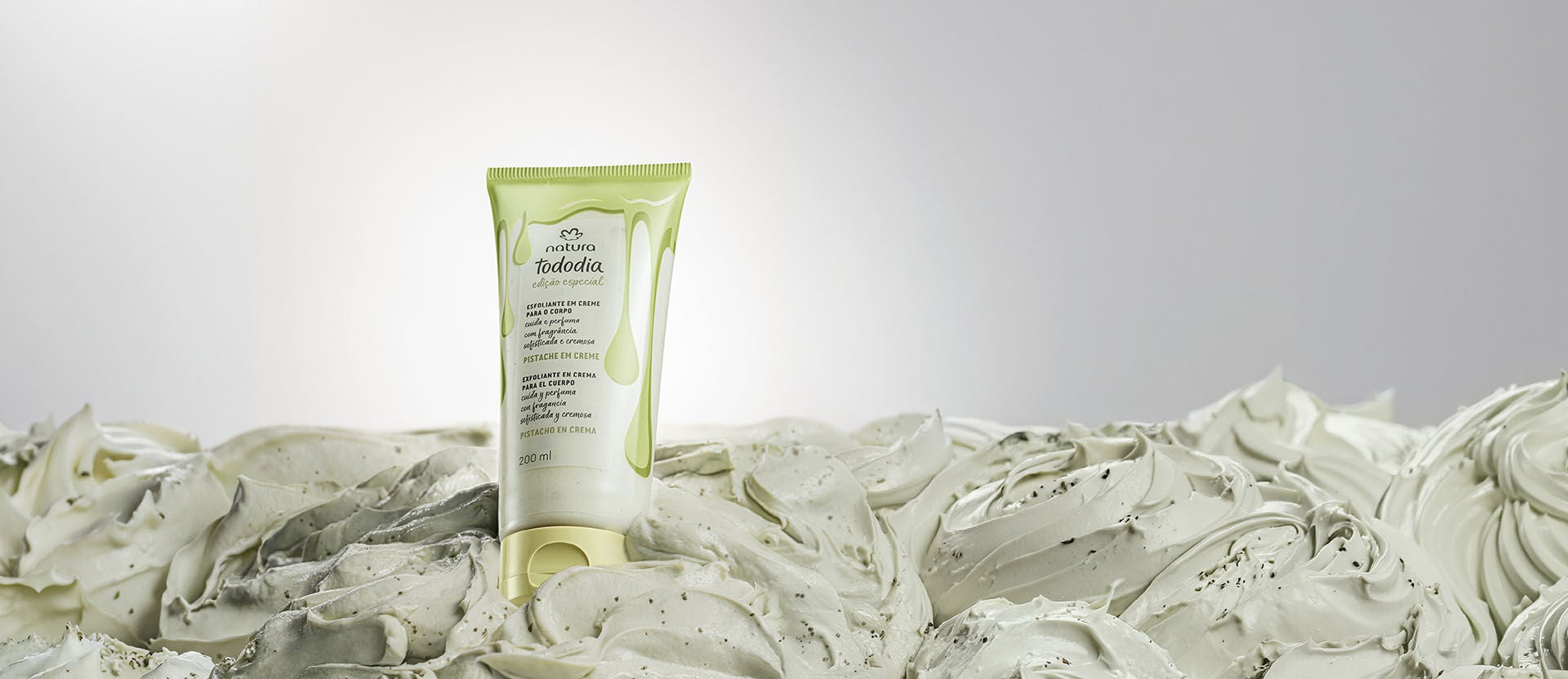 Esfoliante para o Corpo Tododia Pistache em Creme