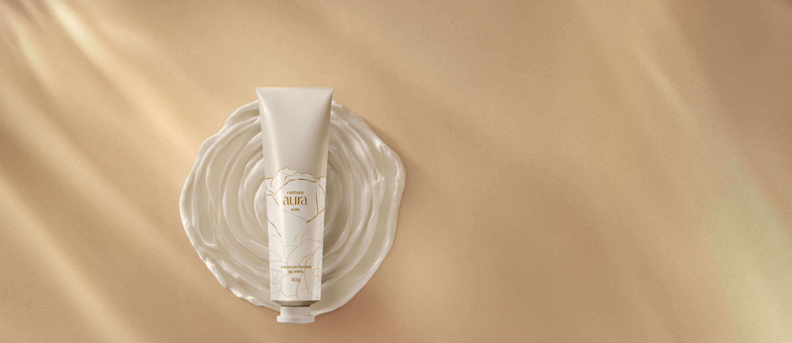 Creme Perfumado de Mãos Natura Aura Alba