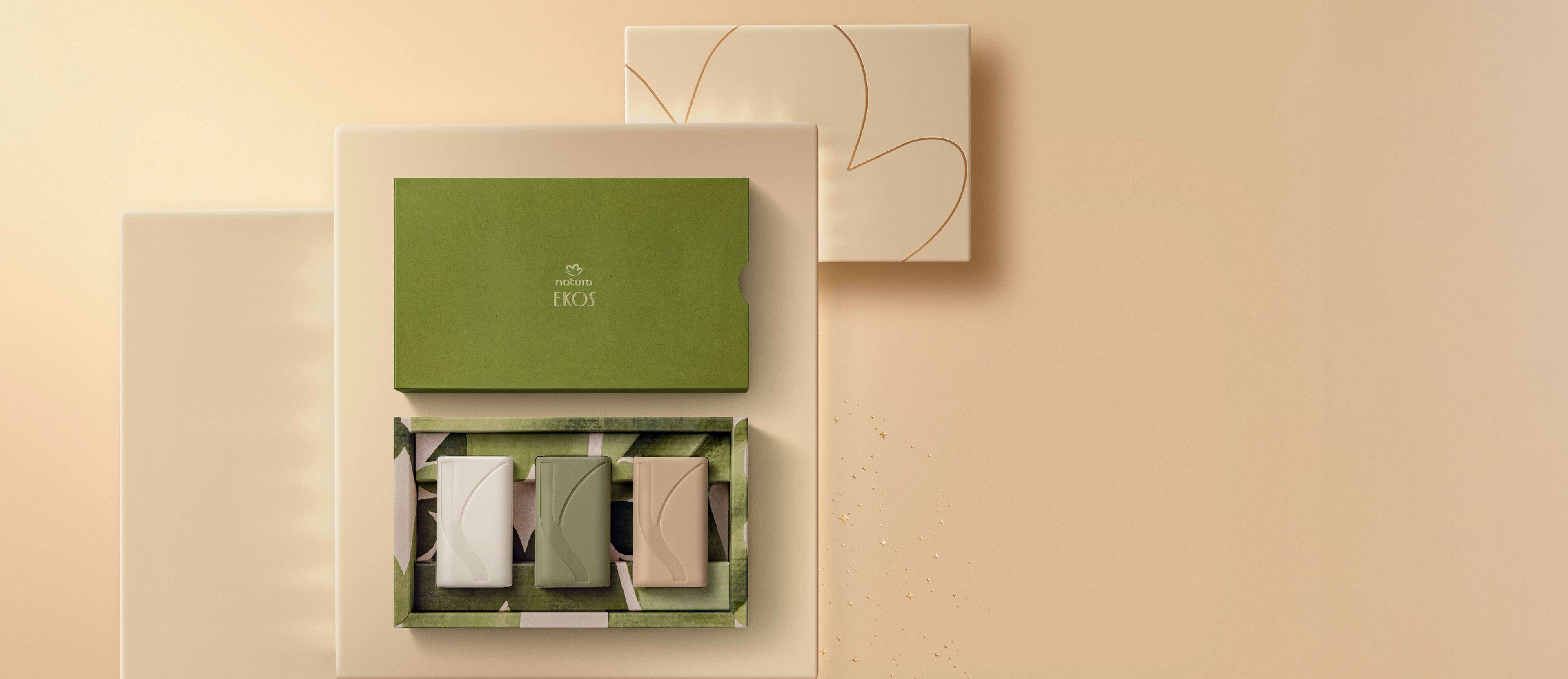 Presente Natura Ekos Ryos Sabonetes (3 unidades)