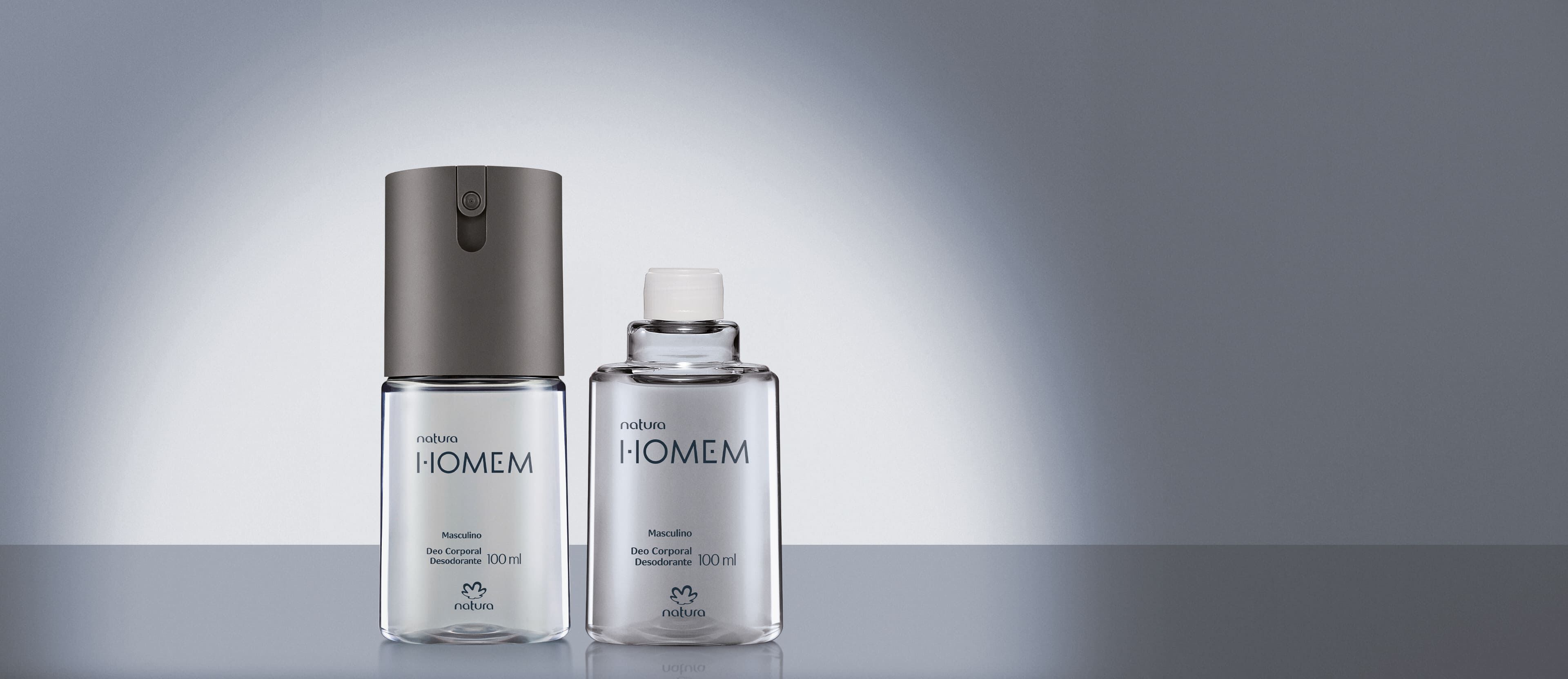 Kit Desodorante Corporal Natura Homem com Refil