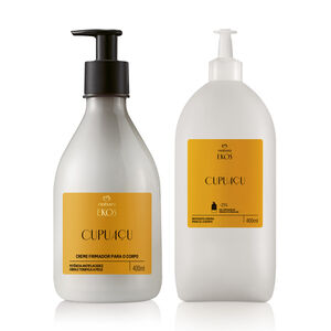 Kit Creme Hidratante para o Corpo Ekos Cupuaçu com Refil
  