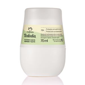 Desodorante Antitranspirante Roll-on Tododia Alecrim e Sálvia