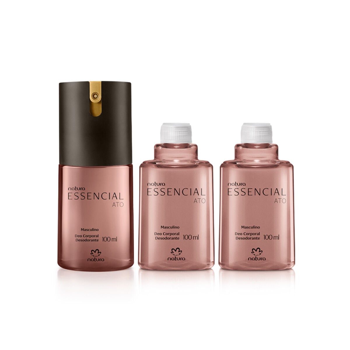 Kit Desodorante Corporal Essencial Ato Masculino