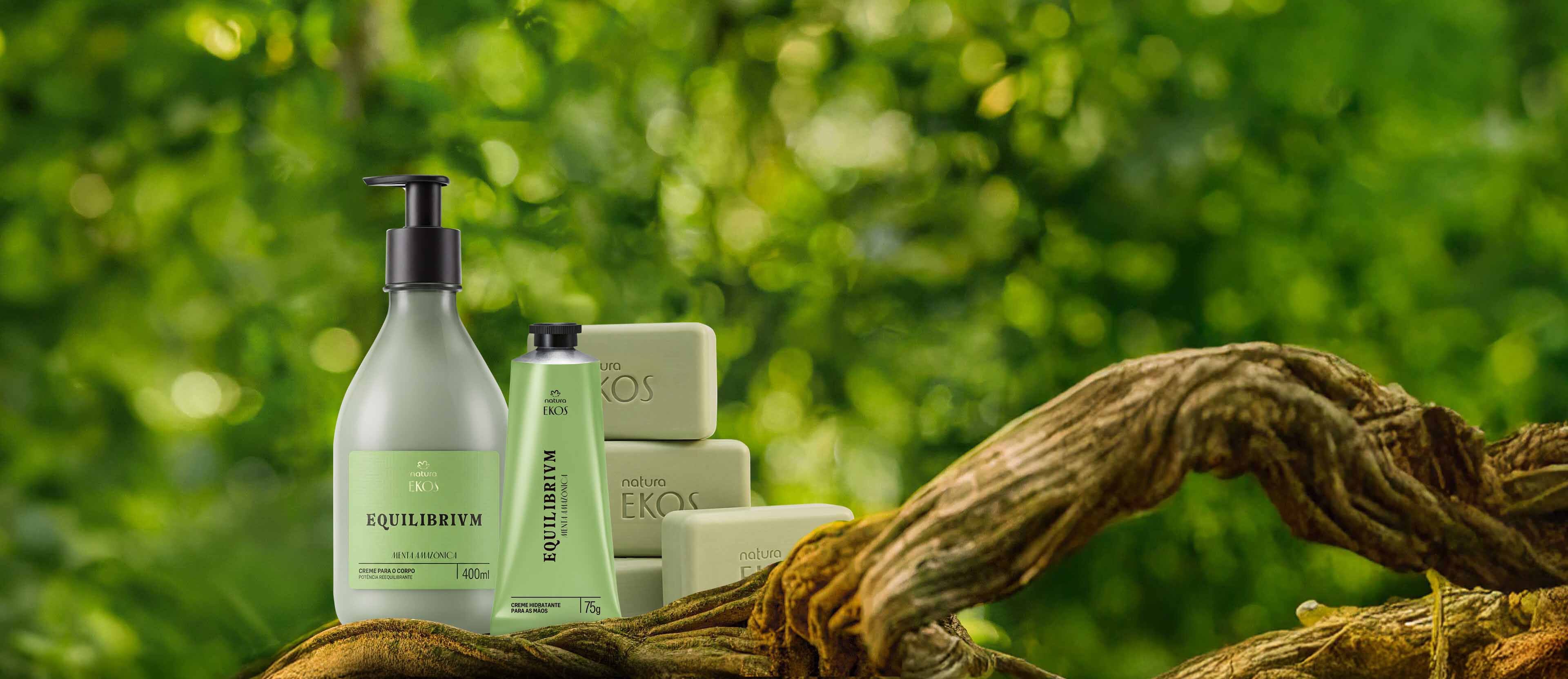 Kit Cuidado Corporal Ekos Menta Amazônica (3 produtos)