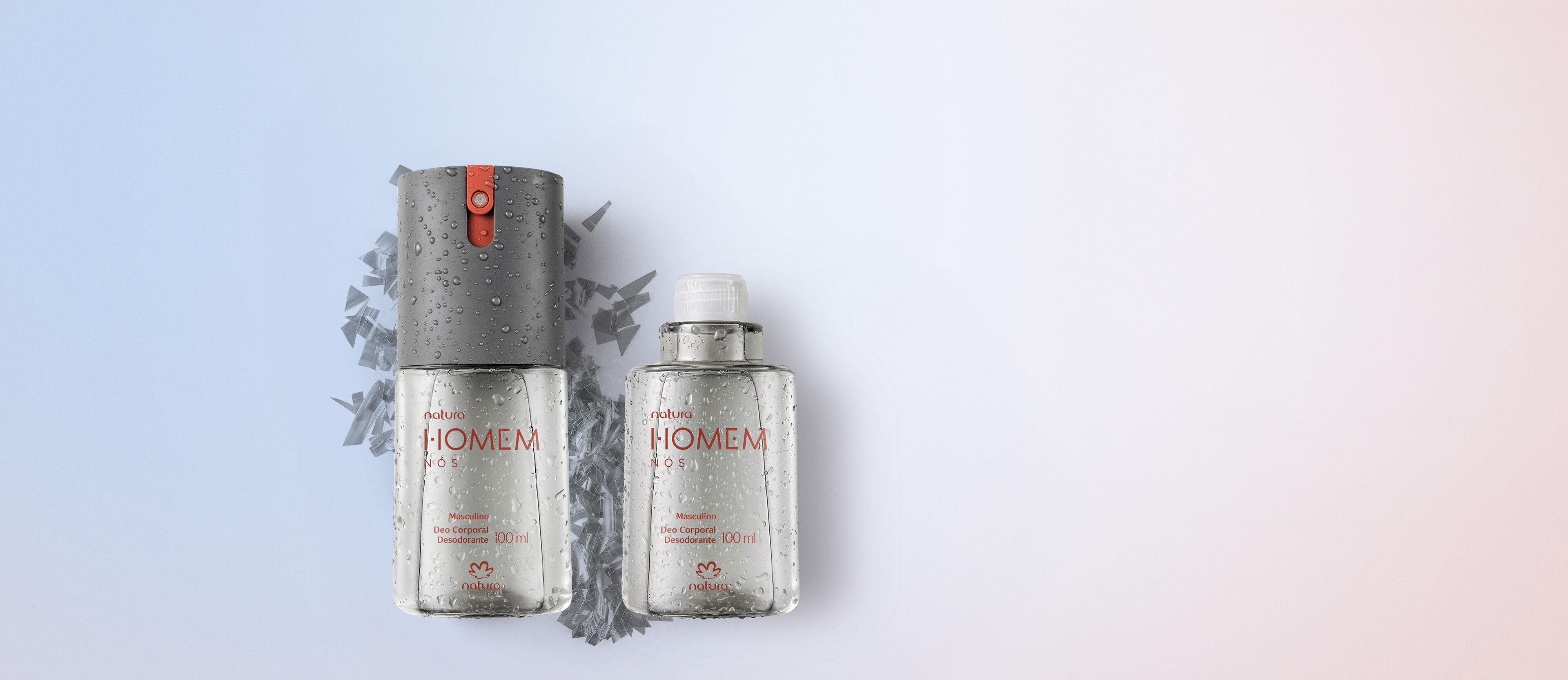 Kit Desodorante Corporal Natura Homem Nós com Refil