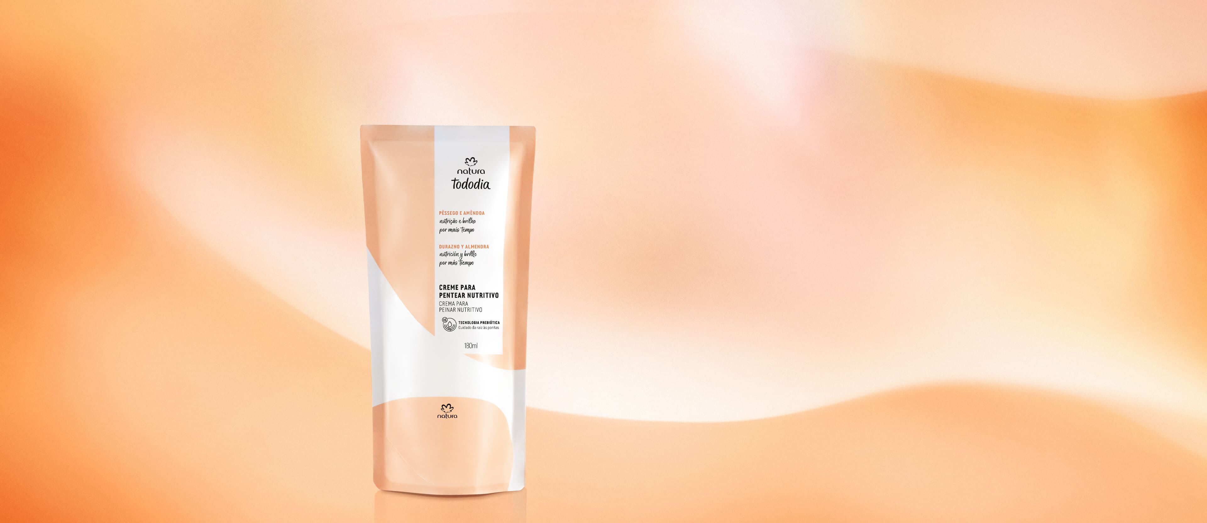 Refil Creme para Pentear Nutritivo Tododia Pêssego e Amêndoa