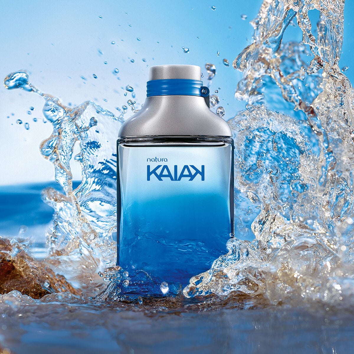 Ilustração inspirada no perfume Natura Kaiak Masculino