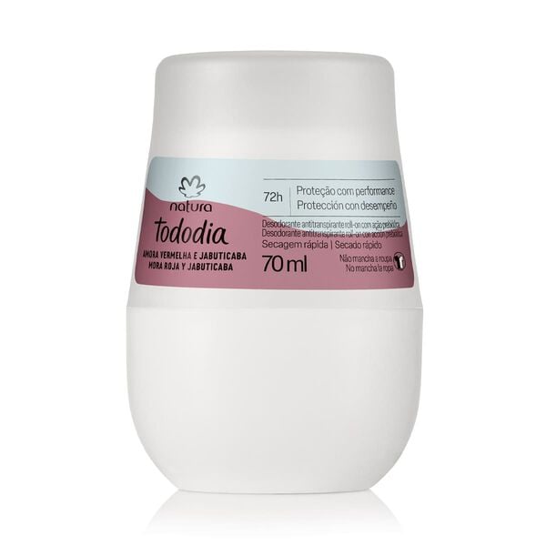 Desodorante Antitranspirante Roll-on Amora Vermelha e Jabuticaba