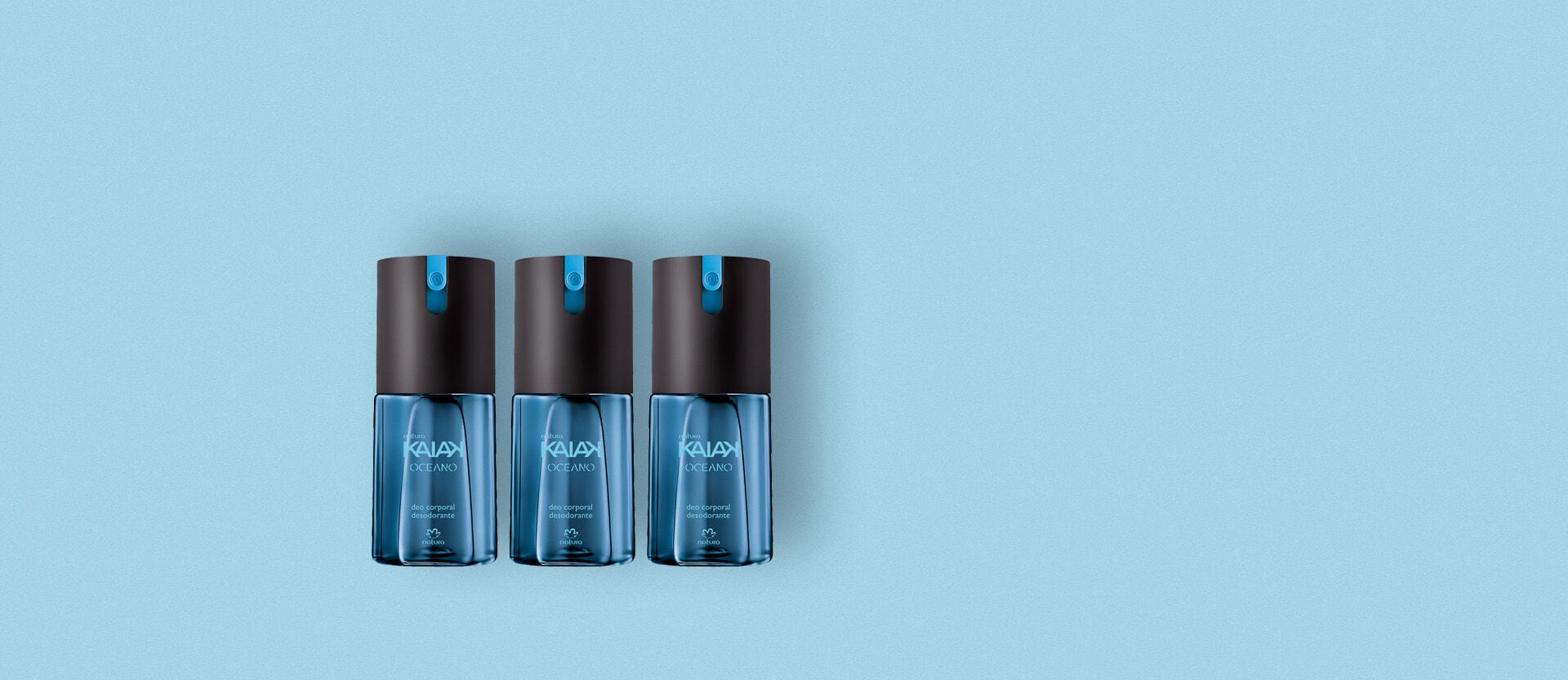 Kit Kaiak Oceano Desodorante Corporal Masculino (3 produtos)