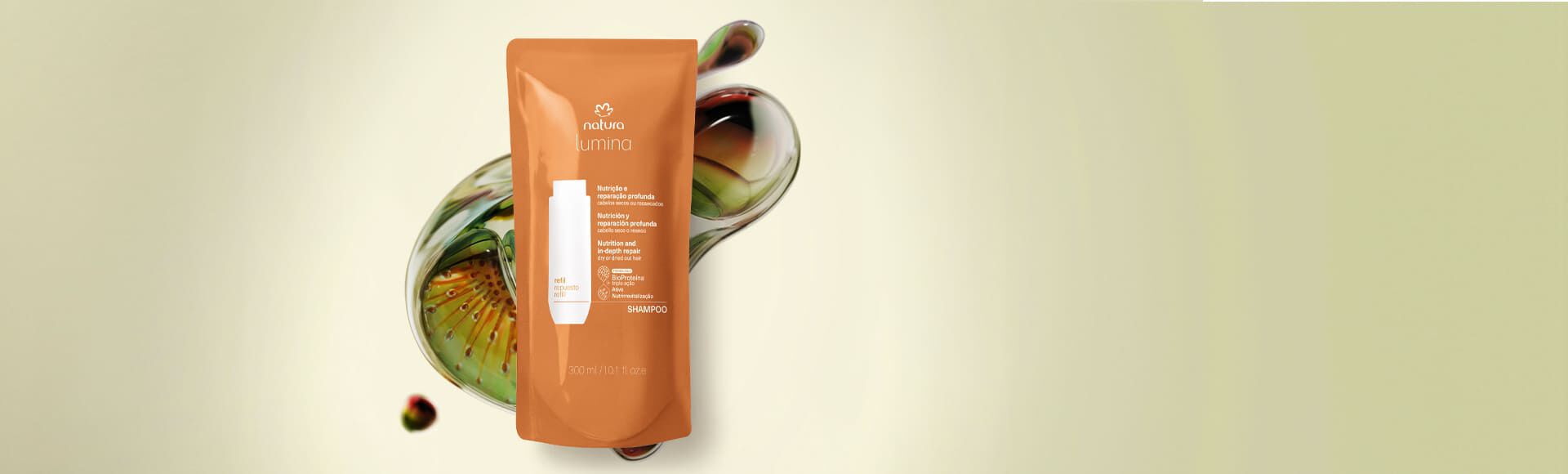 Refil Shampoo para Nutrição e Reparação Profunda