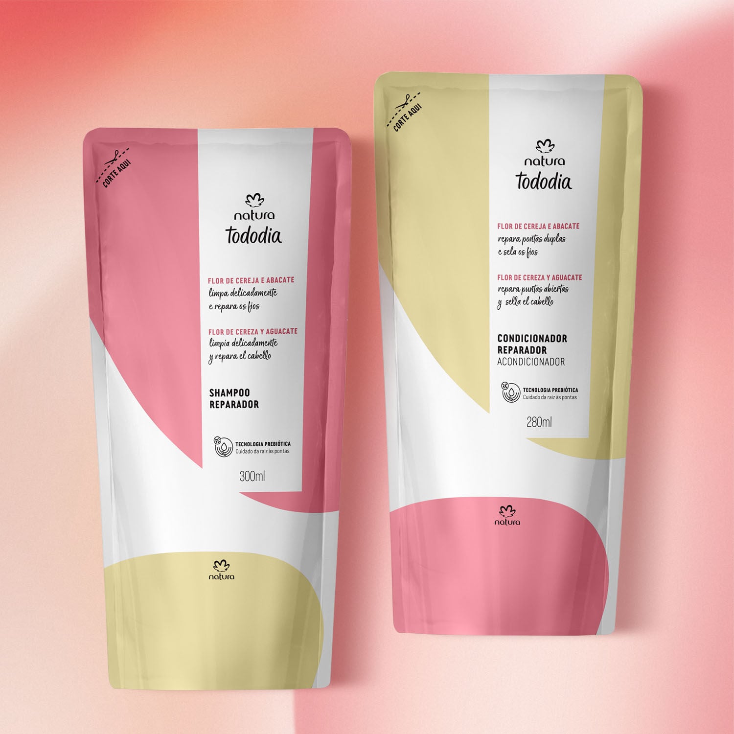 Kit Refil Tododia Shampoo e Condicionador Reparador
