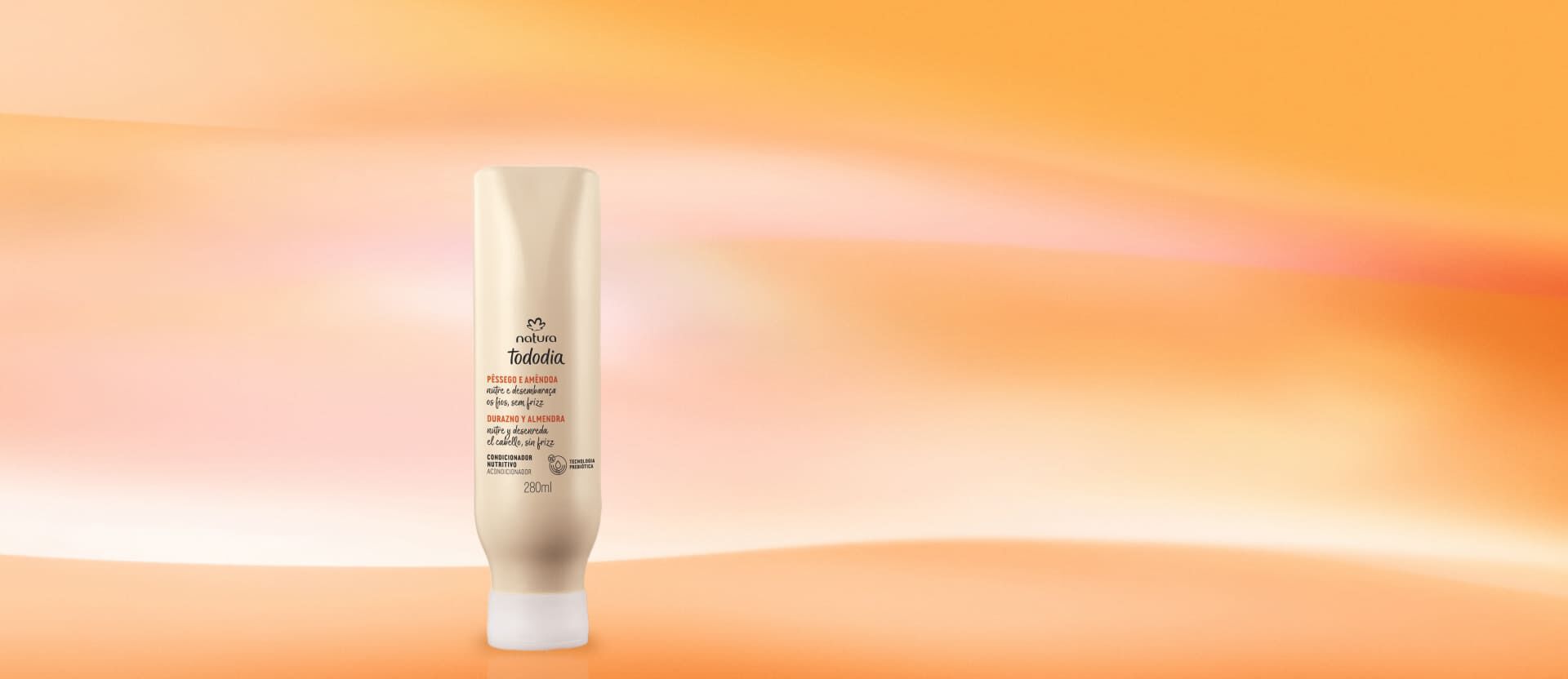 Condicionador Nutritivo Tododia Pêssego e Amêndoa 280 ml