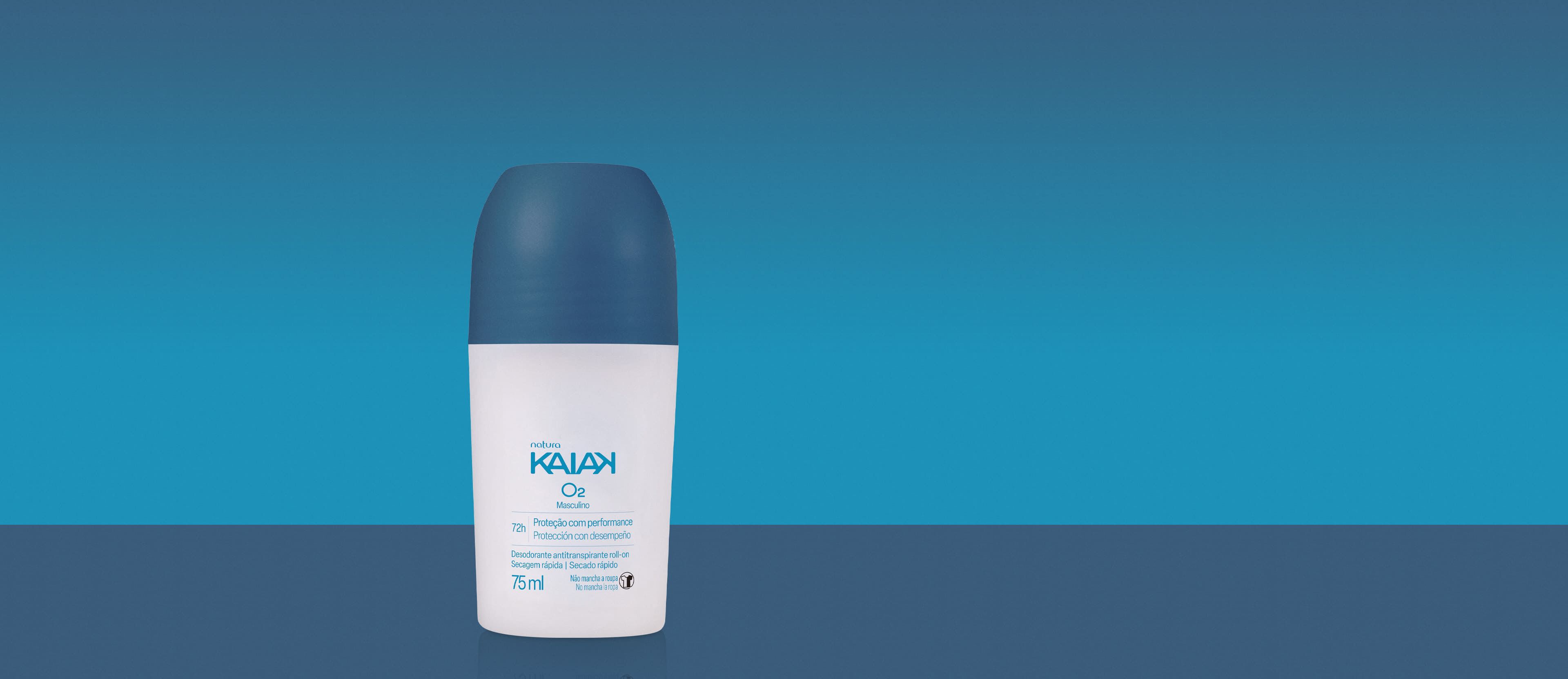 Desodorante Antitranspirante Roll-on Kaiak O2 Masculino